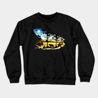 Night Frog Crewneck Sweatshirt